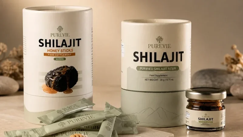 Purevie Shilajit Bundle — Resin and Honey Sticks